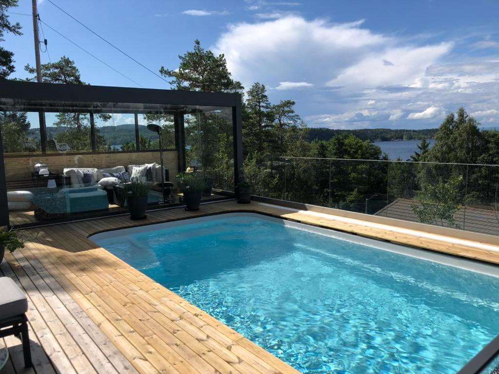 Leilighet I Sorlandshus I Son - Sjoutsikt - Naer Son Spa Exterior photo